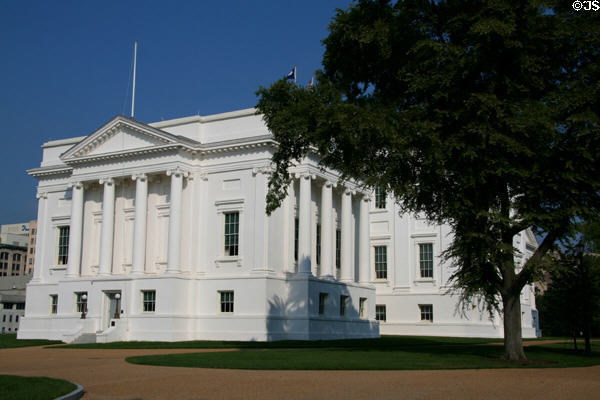 House wing of Virginia State Capitol. Richmond, VA.