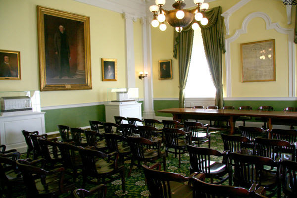 Jefferson Room at Virginia State Capitol. Richmond, VA.