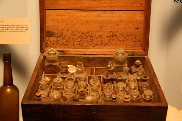 Medical Chest from Virginia 1st Regiment at Chimborazo Medical Museum. Richmond, VA.