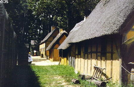 Replica of Jamestown Settlement. VA.