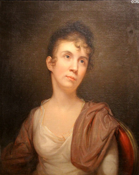 Portrait of a Lady (c1805) by Rembrandt Peale at Bennington Museum. Bennington, VT.
