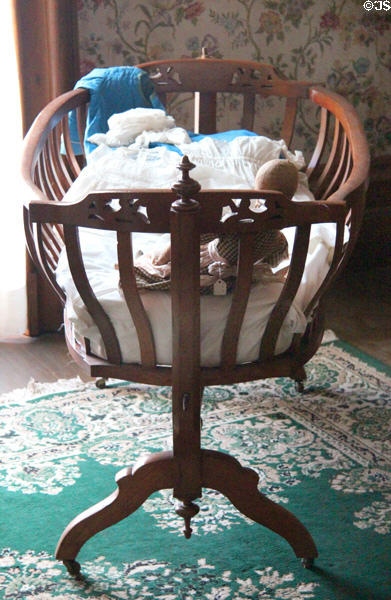 Cradle at Park-McCullough Historic Estate. North Bennington, VT.