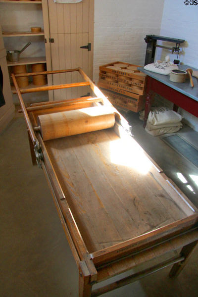 Butter roller at Billings Farm & Museum. Woodstock, VT.