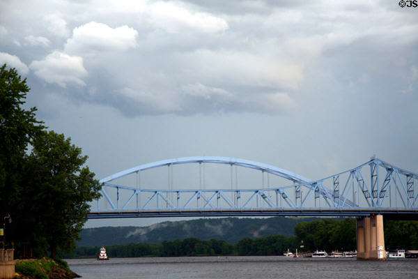 US Highways 14 & 61Bridges over Mississippi River. La Crosse, WI.
