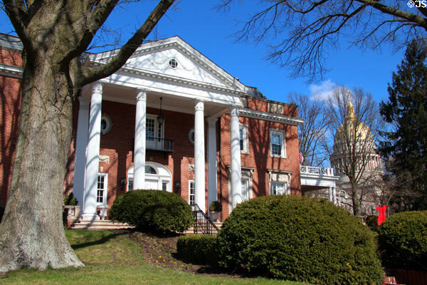 West Virginia Governor's Mansion on Capitol grounds. Charleston, WV.