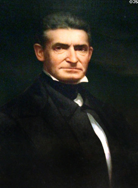 John Brown painting (1882) by Selden Woodman at West Virginia State Museum. Charleston, WV.