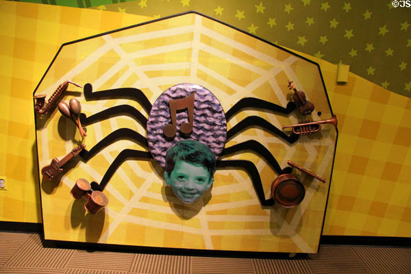 Musical exhibit at Discovery Museum of Clay Center for The Arts & Sciences. Charleston, WV.