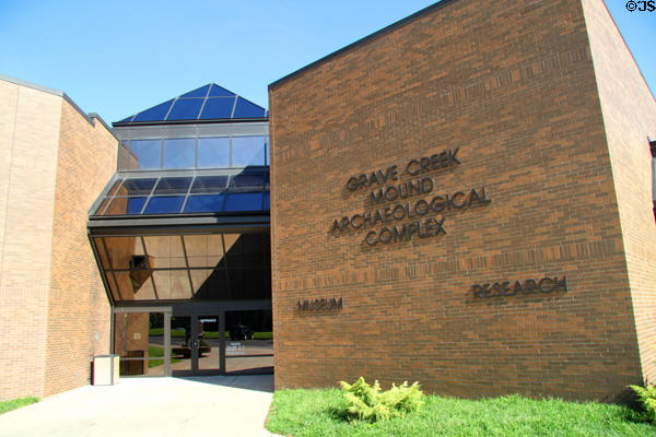 Grave Creek Mound Archaeological Complex (1978) Museum. Moundsville, WV.