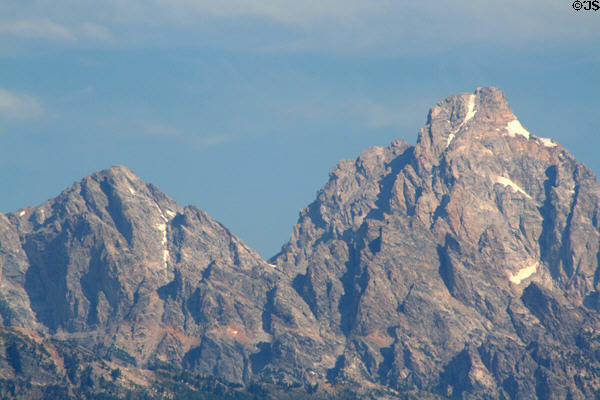 Rocky peaks in Grand Teton National Park. WY.