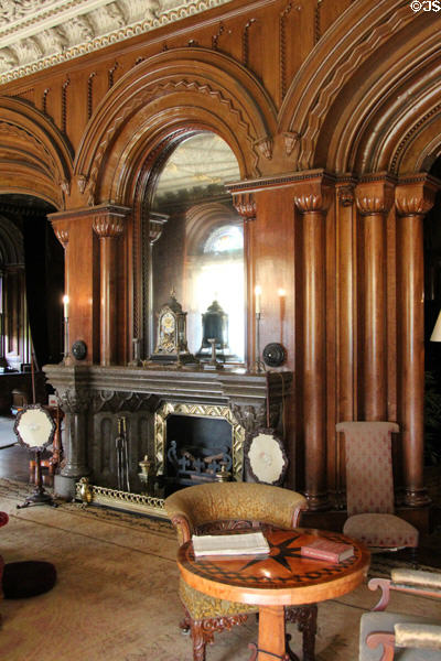 Library at Penrhyn Castle. Bangor, Wales.