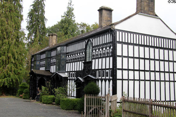 Front & side facades at Plas Newydd. Llangollen, Wales.