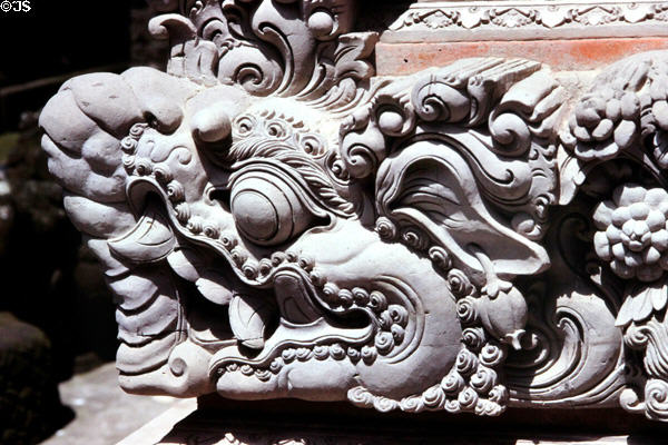 Monsters carved in stone. Bali, Indonesia.