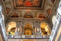 Grand staircase hall & ceiling of Museum of Natural History. Vienna, Austria