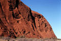 Caves on face of Uluru. Australia.