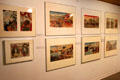 Gallery of Japanese ukiyo-e woodblock prints of Meiji Period at Art Gallery of Greater Victoria. Victoria, BC.