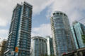 Blue Horizon Hotel by Gruen Assoc. & Palisades complex. Vancouver, BC.