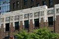 Porpoises, seahorses, & geese carved on Marine Building. Vancouver, BC.