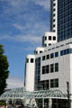 Terraced facade of Pan Pacific Hotel. Vancouver, BC.