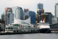Vancouver skyline over Canada Place. Vancouver, BC.