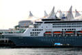 Holland America Line cruise ship Veendam at Canada Place. Vancouver, BC.