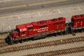 Canadian Pacific locomotives. Vancouver, BC.