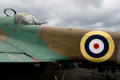 Turret & RCAF marking of Handley-Page Hampden bomber at Canadian Museum of Flight. Langley, BC.