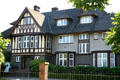 Heritage house on The Crescent in Shaughnessy neighbourhood. Vancouver, BC.