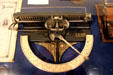 Victor typewriter with lever instead of keys at Fort Beauséjour museum. NB.