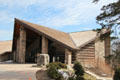 Log structure, once a home is now McMichael Gallery. Kleinburg, ON.