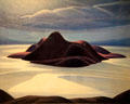Pic Island painting on board by Lawren Harris at McMichael Gallery. Kleinburg, ON.