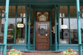 Portal of former Kleinburg General Store & Post Office. Kleinburg, ON.