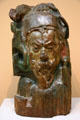 Sculpted wood portrait of Meyer de Haan by Paul Gauguin at National Gallery of Canada. Ottawa, ON.