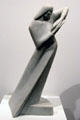 Gesture marble sculpture by Elizabeth Wyn Wood of Toronto at National Gallery of Canada. Ottawa, ON.