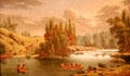 White Mud Portage, Winnipeg River painting by Paul Kane at National Gallery of Canada. Ottawa, ON.