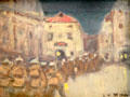 Soldiers in France painting by James Wilson Morrice at National Gallery of Canada. Ottawa, ON.