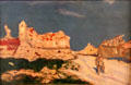 War scene painting by James Wilson Morrice at National Gallery of Canada. Ottawa, ON.