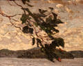 Algonquin Lake painting on board by Tom Thompson at Tom Thompson Art Gallery. Owen Sound, ON.