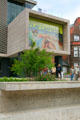 Entrance detail of Gardiner Museum. Toronto, ON