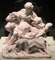 Porcelain figurine of couple eating grapes after painting by François Boucher by Royal Porcelain of Vincennes, France in private collection. ON.