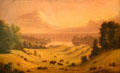 Indian Summer on the Saskatchewan painting by Paul Kane at Royal Ontario Museum. Toronto, ON.