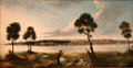 View of City of Toronto painting by Edward Taylor Dartnell at Royal Ontario Museum. Toronto, ON.