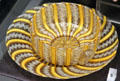 Fingerbowl & underplate by Salviati & Co of Murano, Italy at Royal Ontario Museum. Toronto, ON.