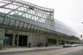 Arcade under facade of Art Gallery of Ontario. Toronto, ON.