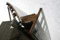 Wood, steel & mirror facade detail of Frank Gehry's 2008 addition to Art Gallery of Ontario. Toronto, ON.