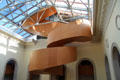 Frank Gehry's 2008 wooden spiral staircase inside original courtyart at Art Gallery of Ontario. Toronto, ON.