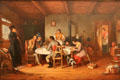 Breaking Lent painting by Cornelius Krieghoff at Art Gallery of Ontario. Toronto, ON.