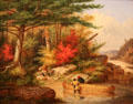 Indians in Employ of The Hudson Bay Company at a Portage painting by Cornelius Krieghoff at Art Gallery of Ontario. Toronto, ON.