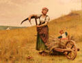 Adoration painting by Paul Peel at Art Gallery of Ontario. Toronto, ON.