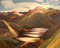 Light & Shadow painting on board by Franklin Carmichael at Art Gallery of Ontario. Toronto, ON.