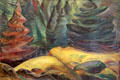 Yellow Moss painting by Emily Carr at Art Gallery of Ontario. Toronto, ON.